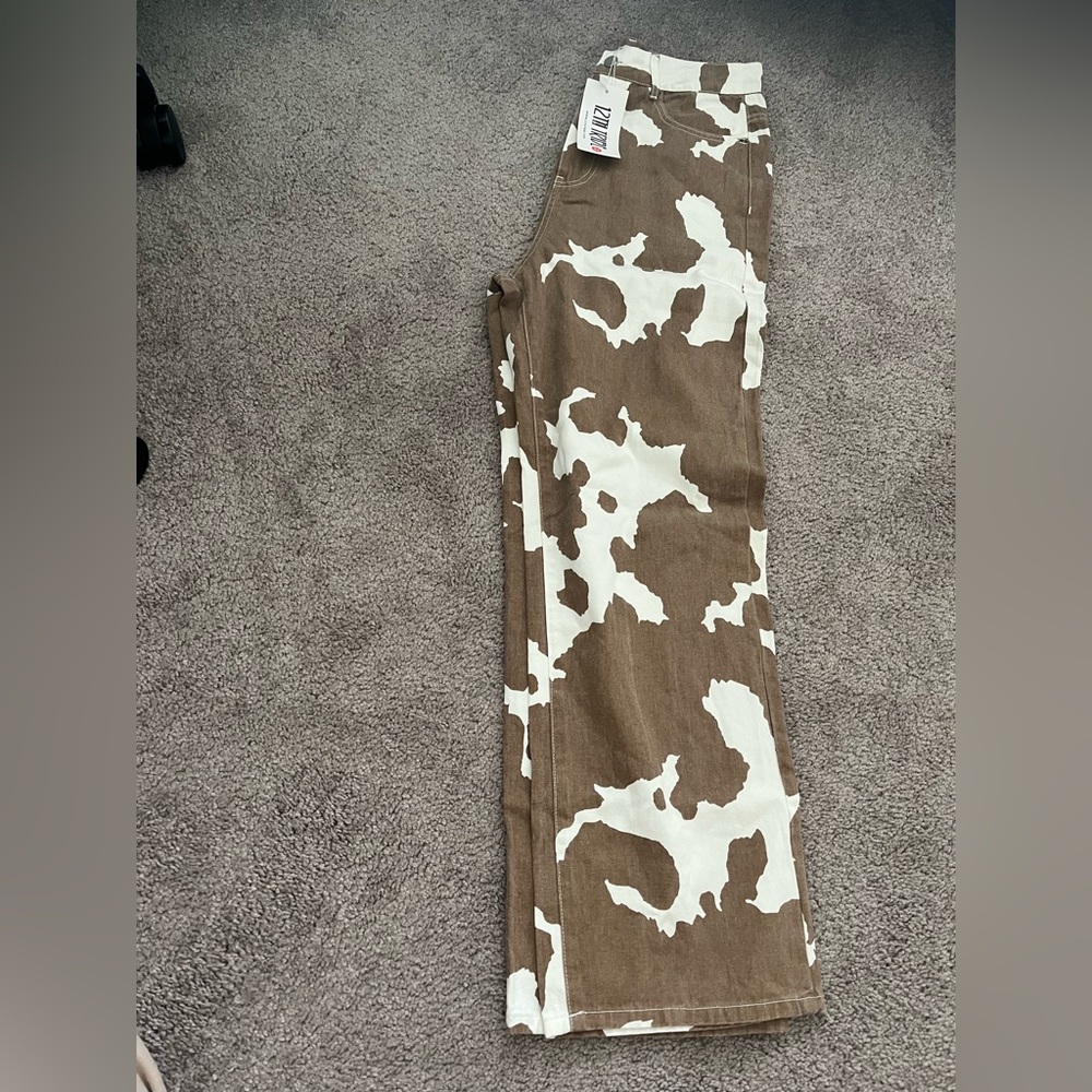Cow print Jean